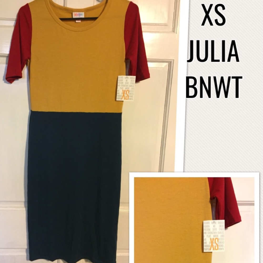XS Colorblock LulaRoe Julia